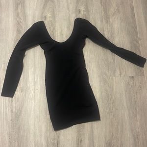 American apparel mini dress low back long sleeve